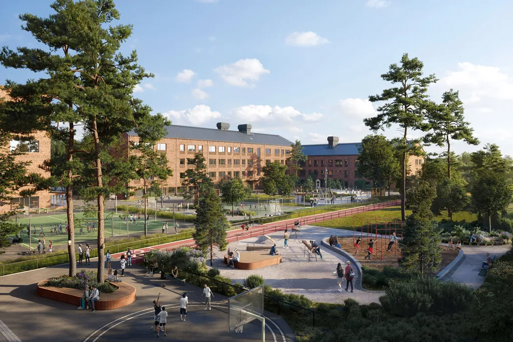 Nu byggs skolan och de tre idrottshallarna | Mitt i