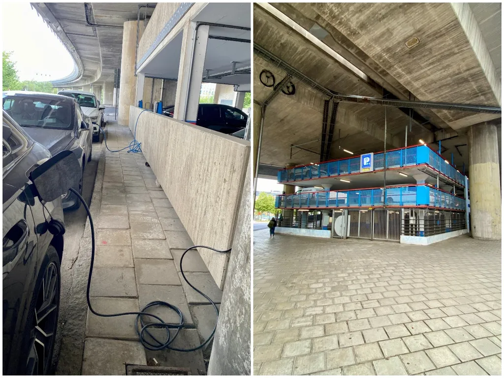 Här tjuvladdas elbilar på gatan i Hornsberg