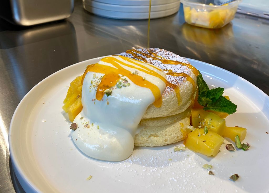 Hajpade fluffpannkakor till köpcentret