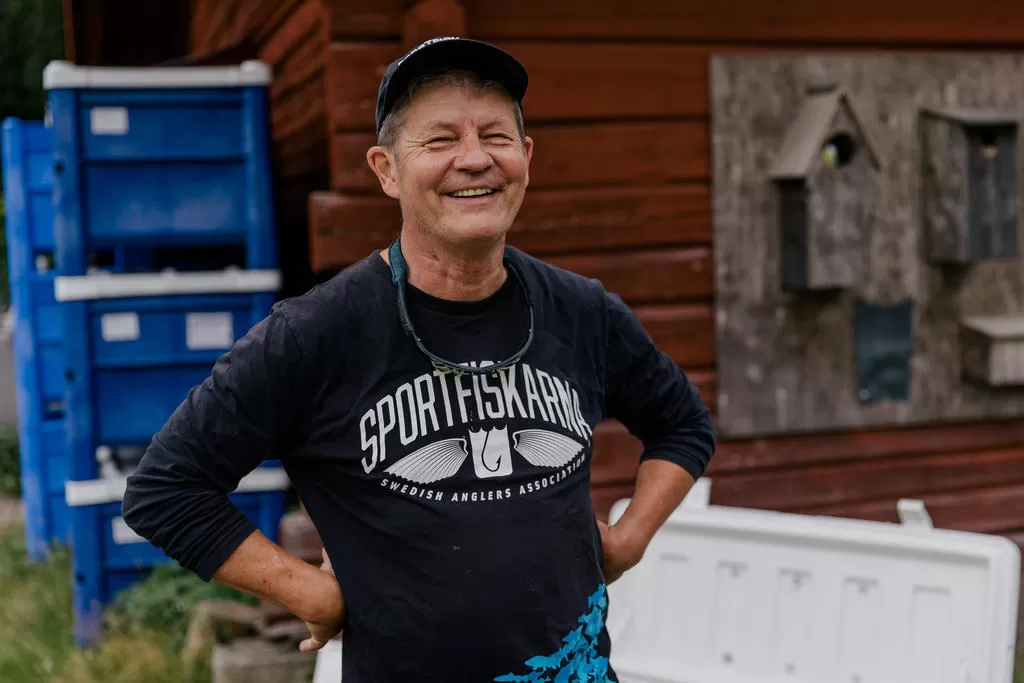 Pekka Jacobsen, Sportsfiskere.  Foto: Byrd/Dino Soldin