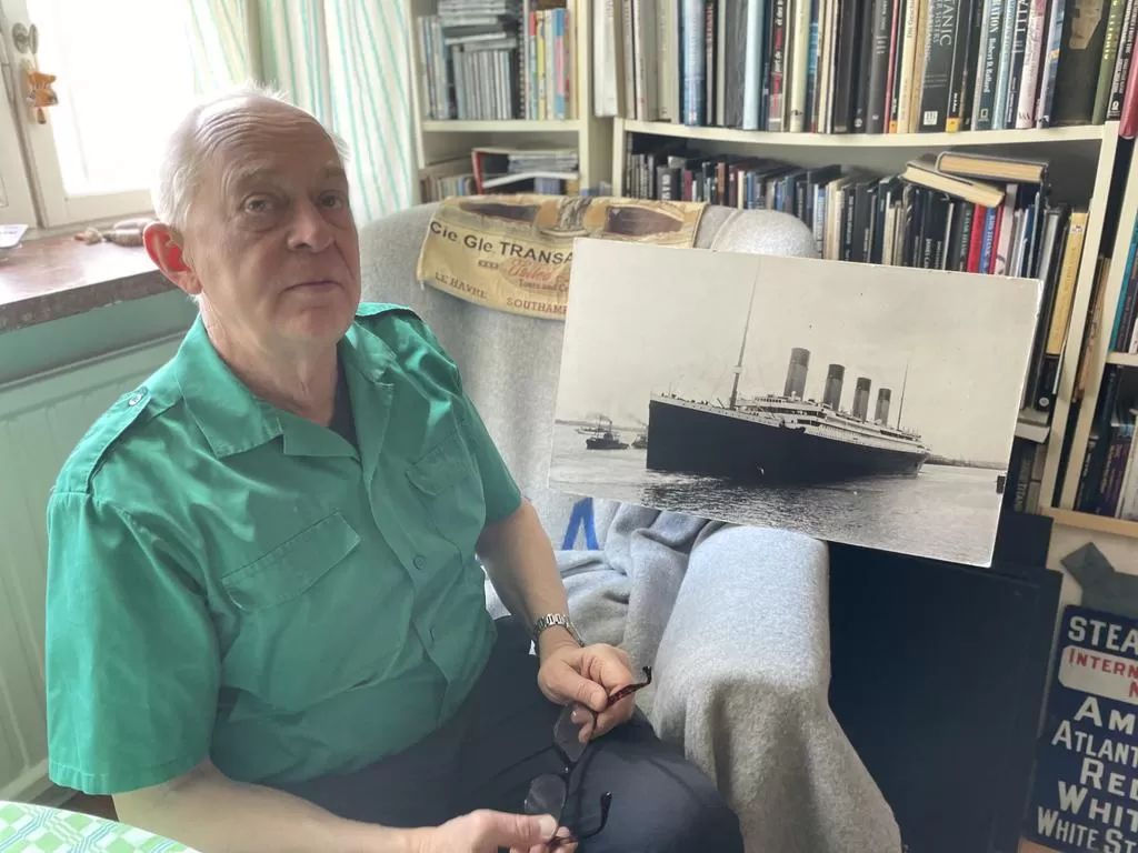 Claes-Göran har fortfarande fullt fokus på Titanics öde | Mitt i